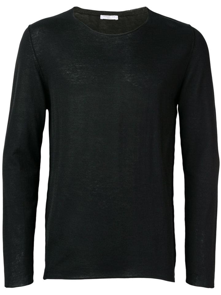 Cenere Gb Round Neck Jumper - Black