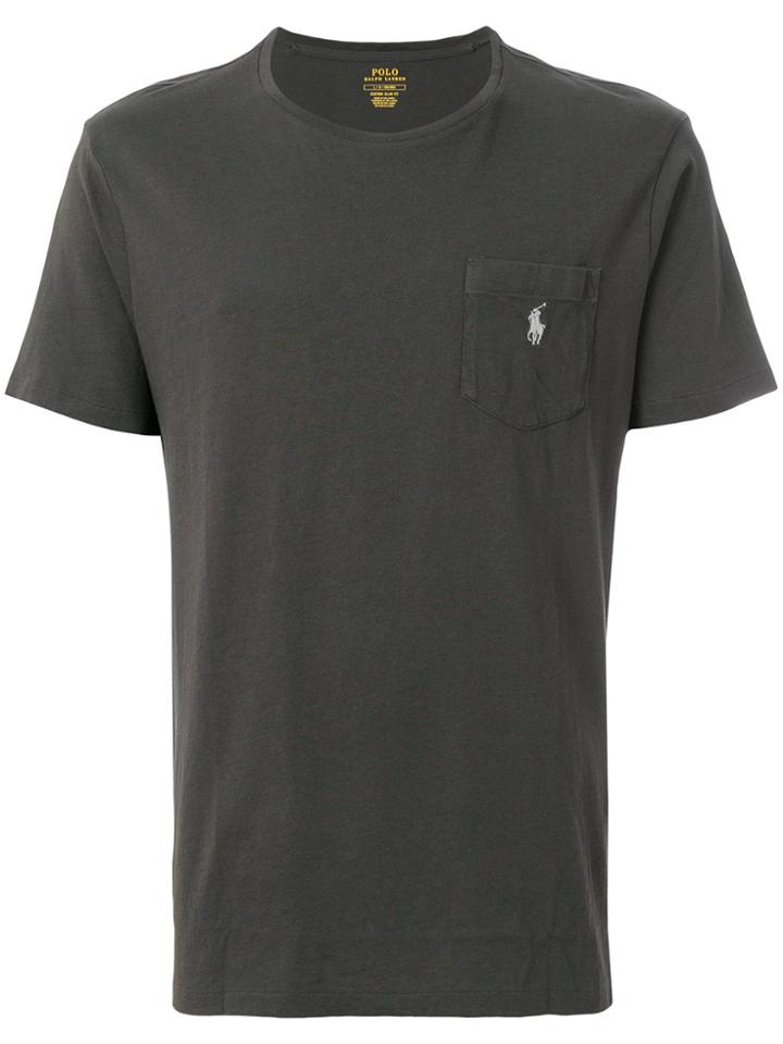 Polo Ralph Lauren Slim-fit Logo T-shirt - Black