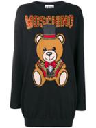 Moschino Bear Print Sweater - Black