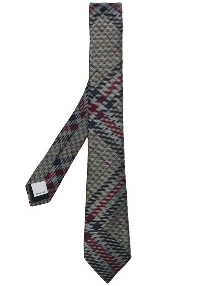 Valentino Valentino Garavani Houndstooth Tie - Grey