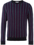 Carven Woven Striped Sweater
