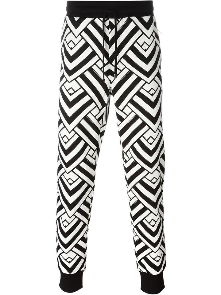 Dolce & Gabbana Geometric Print Track Pants