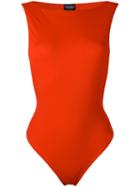 Marcelo Burlon County Of Milan Jana Swimsuit, Women's, Size: Xs, Red, Spandex/elastane/polyamide