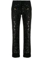 Balmain Sequin-embellished Jeans - Black