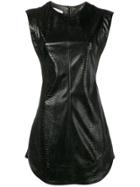 Philosophy Di Lorenzo Serafini Snakeskin Effect Mini Skirt - Black