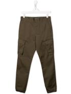 Emporio Armani Kids Teen Cargo Trousers - Green