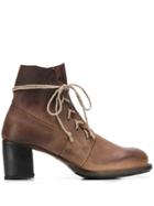 Cherevichkiotvichki Heeled Lace-up Boots - Brown