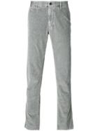 Incotex Straight-leg Cord Trousers - Grey