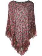 Missoni Textured Knit Poncho, Women's, Acrylic/wool