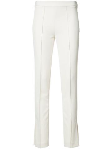 Nellie Partow Maurice Pants, Women's, Size: 4, White, Silk/polyester/spandex/elastane