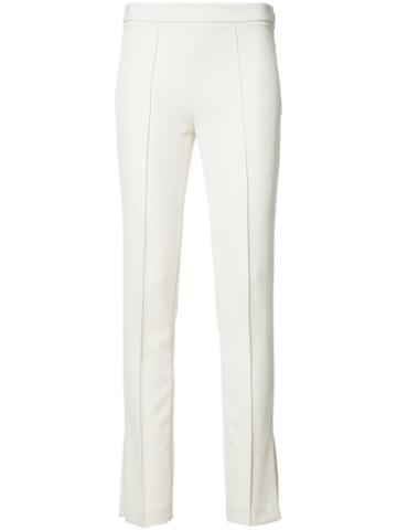 Nellie Partow Maurice Pants, Women's, Size: 4, White, Silk/polyester/spandex/elastane