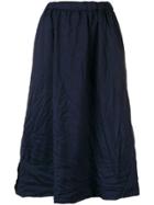 Comme Des Garçons Girl Crinkle Midi Skirt - Blue