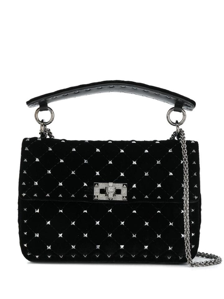 Valentino Valentino Garavani Stud Embellished Cross Body Bag - Black