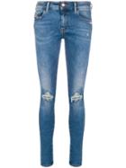Diesel Slandy-low Skinny Jeans - Blue