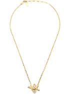 Yves Saint Laurent Vintage Logo Heart Necklace