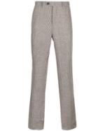 Brunello Cucinelli Houndstooth Trousers - Brown