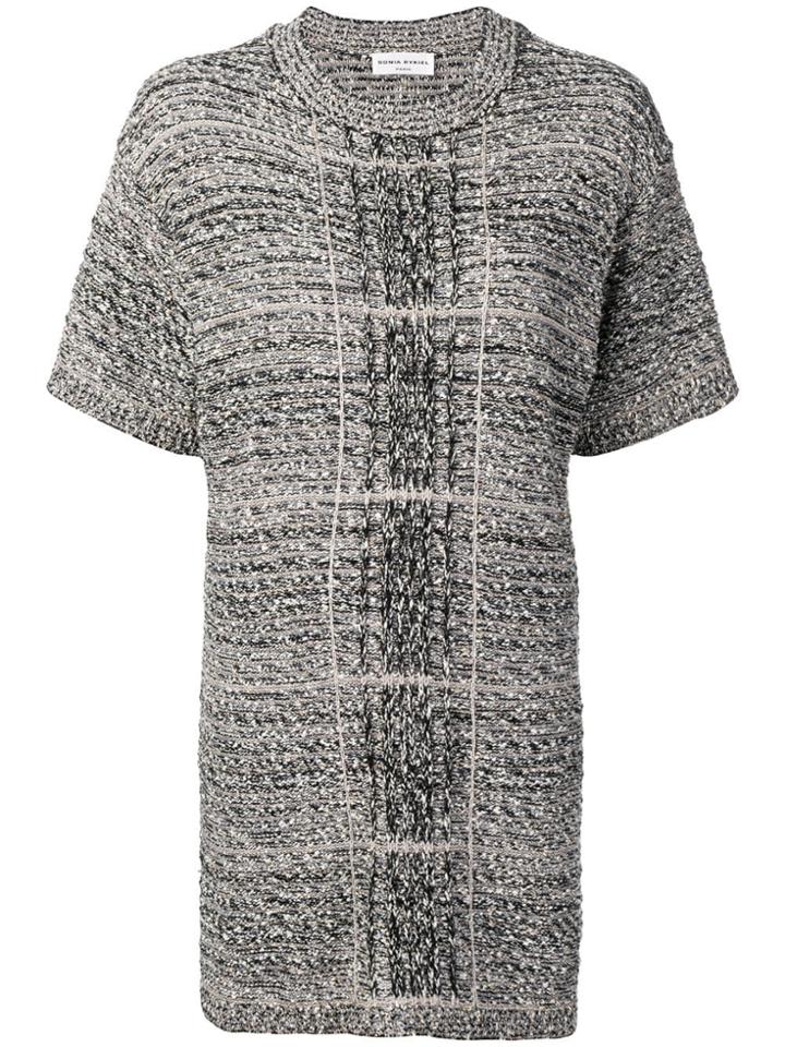 Sonia Rykiel Short Tweed Dress - Neutrals