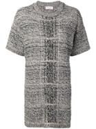 Sonia Rykiel Short Tweed Dress - Neutrals