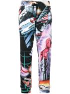 Moschino - Transformer Print Track Trousers - Women - Cotton - 38, Cotton