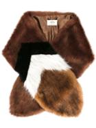 Urbancode Fur Scarf, Women's, Brown, Acrylic/modacrylic/polyester