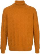 D'urban Turtle Neck Jumper - Orange