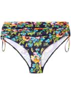 Marlies Dekkers Jardin Des Fleurs High-waisted Bikini Briefs - Blue