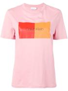 Calvin Klein Colour Block T-shirt - Pink