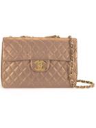 Chanel Pre-owned Jumbo Cc Shoulder Bag - Metallic