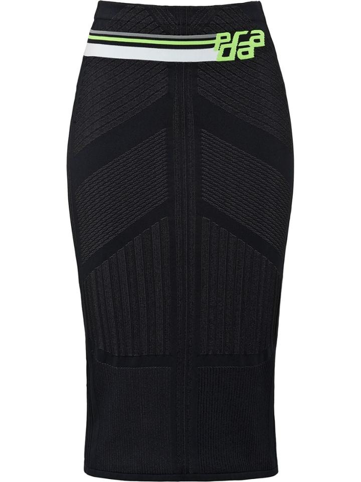 Prada Technical Knit Skirt - Black