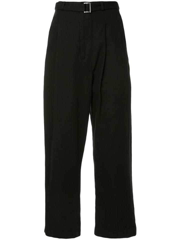 Maison Mihara Yasuhiro Belted Straight-leg Trousers - Black