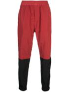 Givenchy Two Tone Track Pants - Red