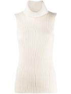 Edward Achour Paris Sleeveless Knitted Jumper - White