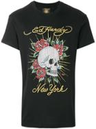 Ed Hardy Skull Print T-shirt - Black