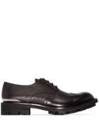 Alexander Mcqueen Brogue-style Derby Shoes - Black