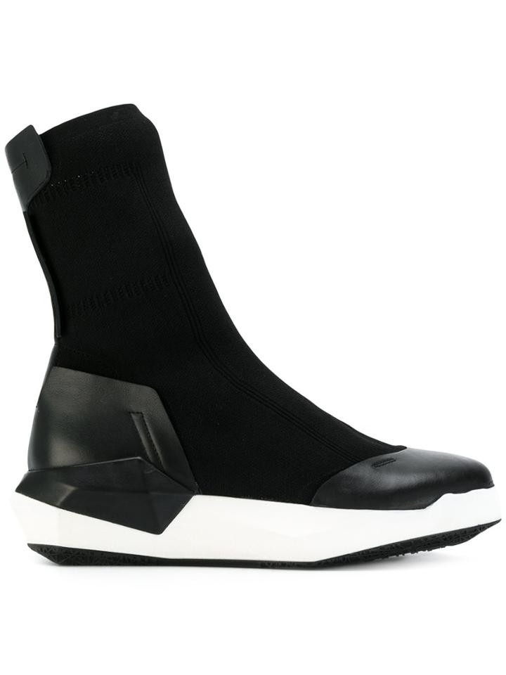 Cinzia Araia Platform Sock Boots - Black