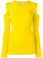 Erika Cavallini Slit Sleeves Jumper - Yellow & Orange