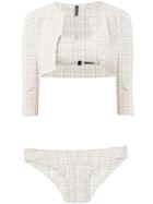 Lisa Marie Fernandez 'genevieve' Plaid Swim Set