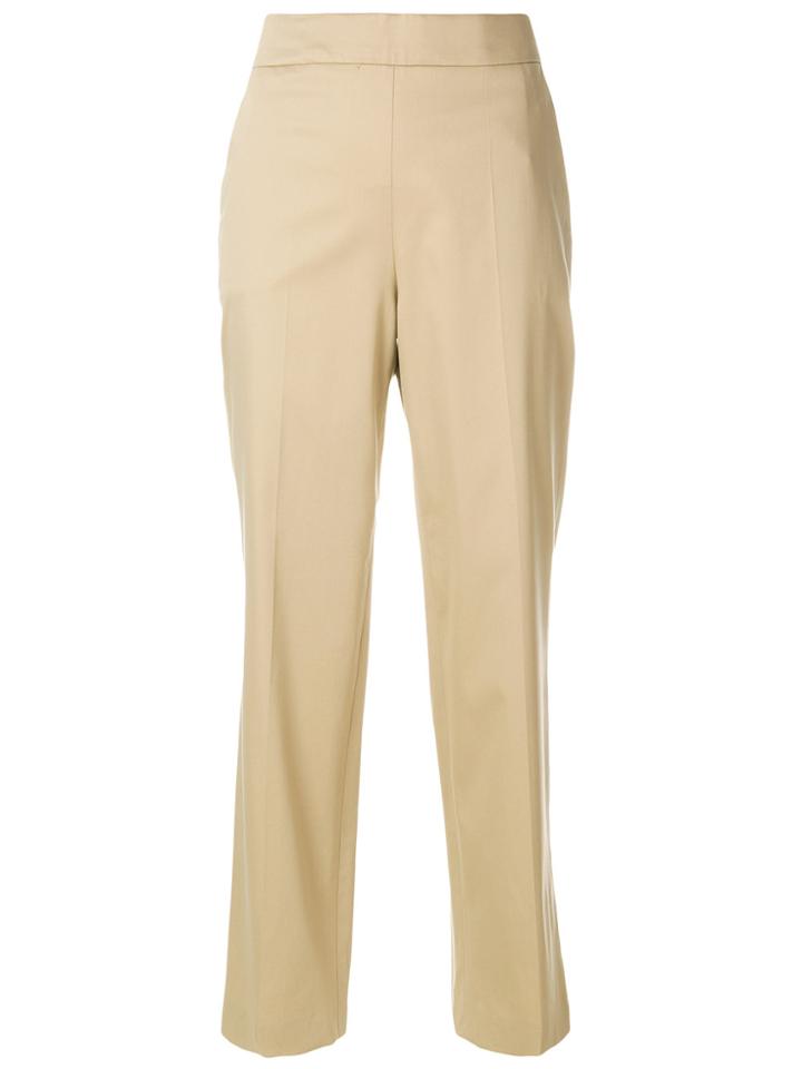 Giorgio Armani Tailored Fitted Trousers - Nude & Neutrals