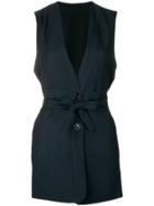 Lemaire Tailored Fitted Waistcoat - Blue