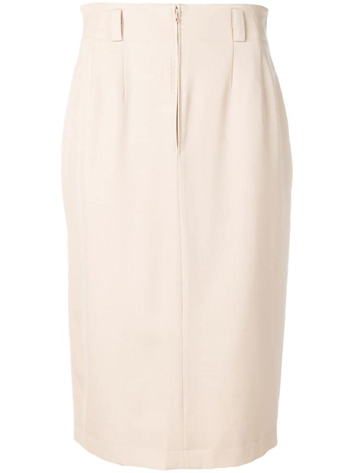 Jean Louis Scherrer Vintage 1990's Mid-length Skirt - Neutrals