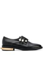 Coliac Pearl-detail Loafers - Black