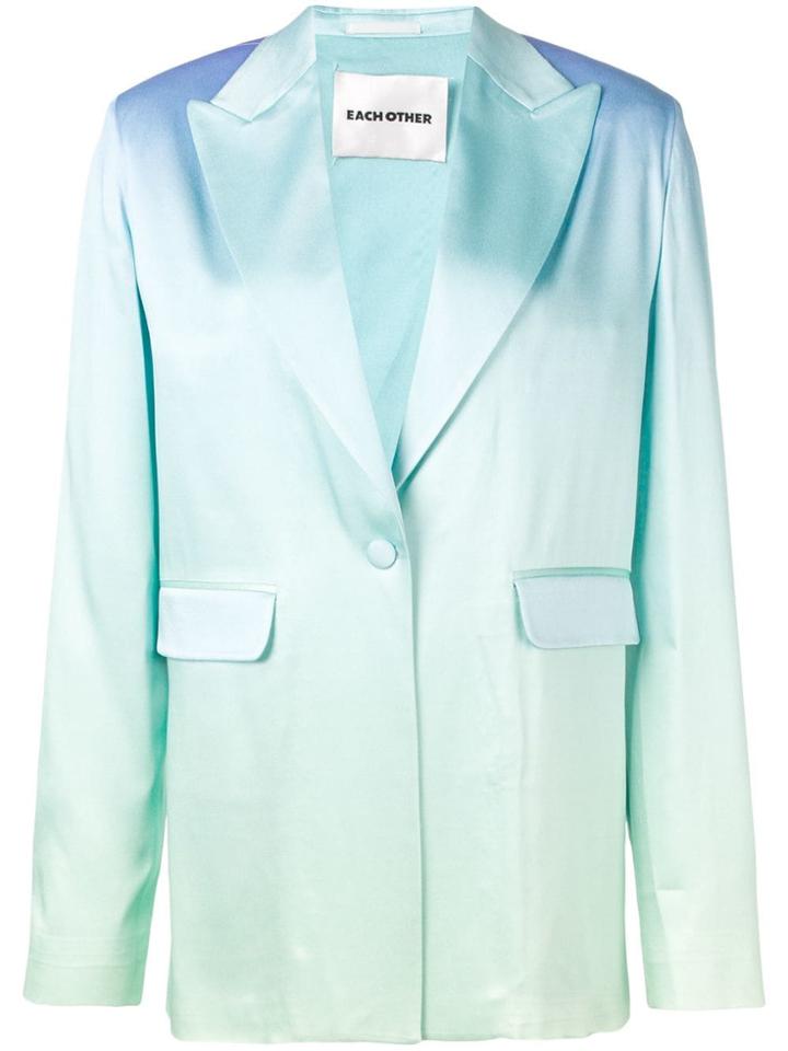 Each X Other Rainbow Oversized Blazer - Blue