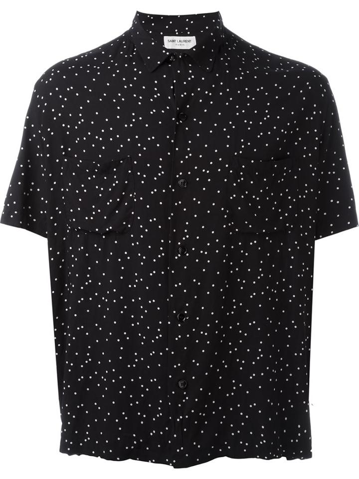 Saint Laurent Dot Print Shirt
