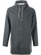 Stutterheim Stockholm Raincoat, Adult Unisex, Size: Xl, Grey, Cotton/polyester/pvc