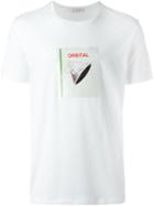 J.w. Anderson Orbital Print T-shirt, Men's, Size: Xl, White, Cotton