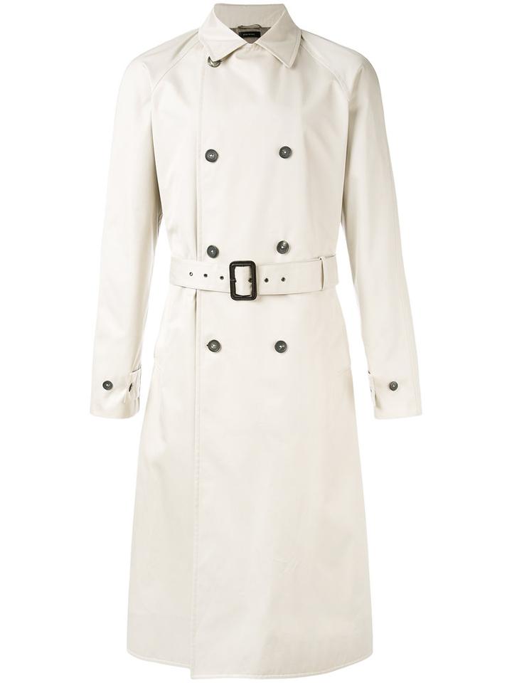 Jil Sander - Marseille Trench Coat - Men - Cotton/cupro - 46, Nude/neutrals, Cotton/cupro