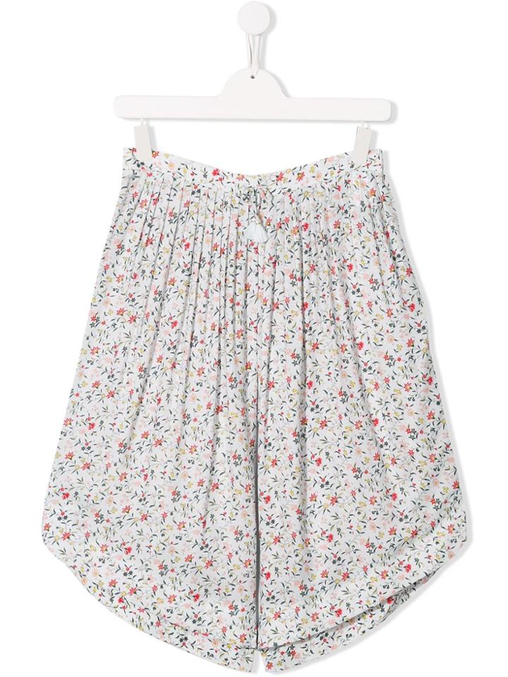 Chloé Kids Ditsy Floral Culottes - Blue