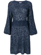 See By Chloé Knitted Midi Dress - Blue
