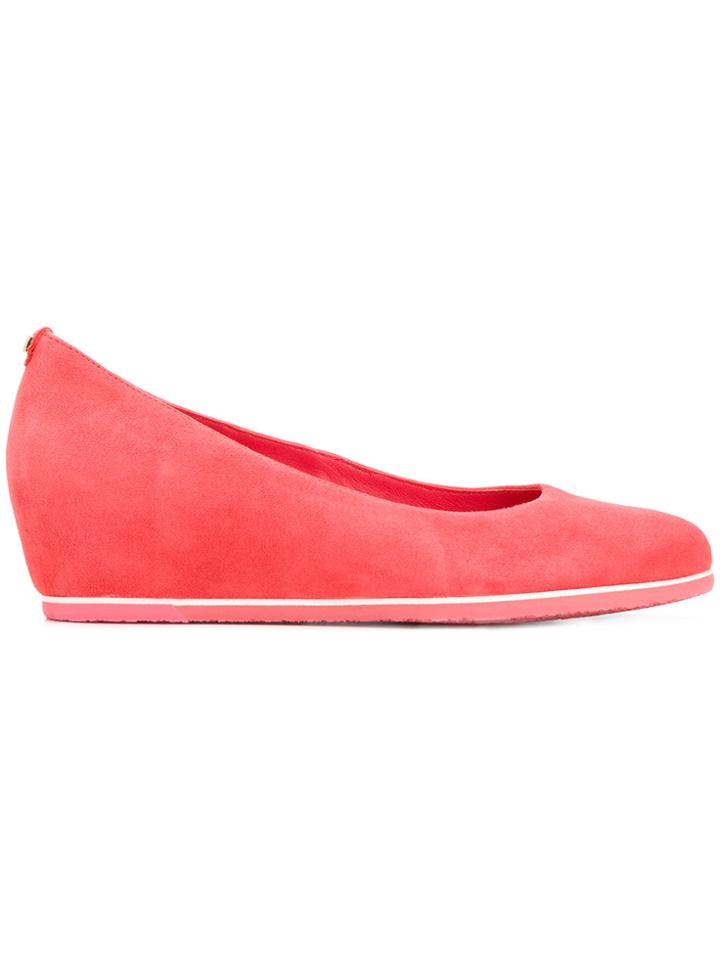 Hogl Wedge Pumps - Red