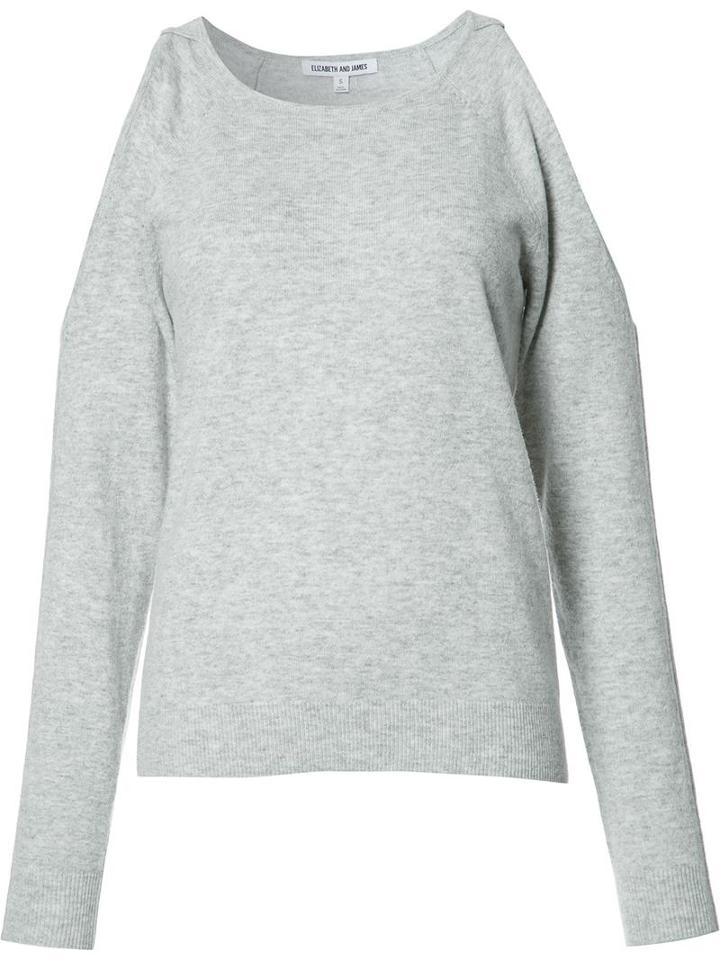 Elizabeth And James Rae Sweater, Women's, Size: Small, Grey, Wool